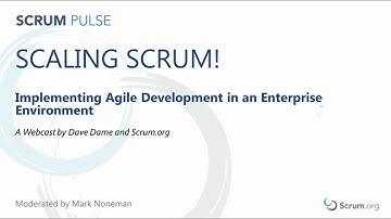 Scaling Scrum and Agility - Scrum Pulse Webcast #3