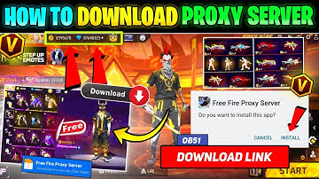 How To Download Proxy Server Free Fire || Proxy Server Free Fire | Proxy Server Kaise Download Karen