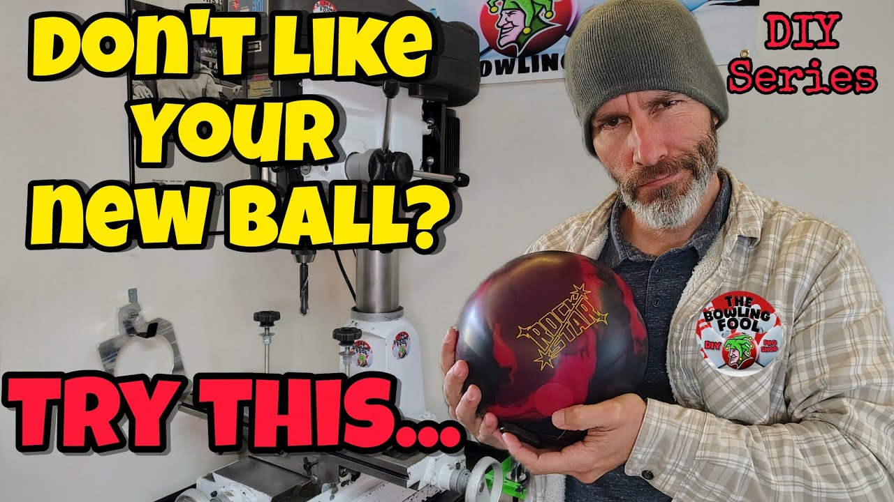 Don't like your bowling ball? Maybe it's the layout. How to plug a bowling ball step-by-step. 💪 🎳