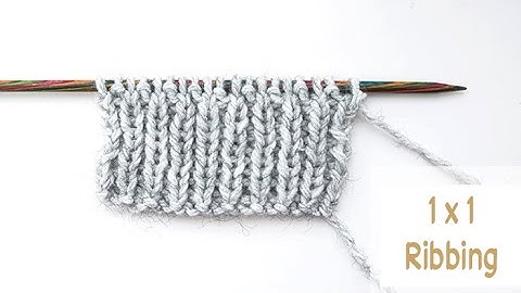 How to Knit: SINGLE RIBBING | 1x1 Rib Stitch Knitting Pattern | Easy Tutorial for Beginners