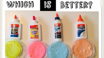 TESTING OUT DIFFERENT GLUES FOR SLIME! WHICH ONE IS BETTER?!?!