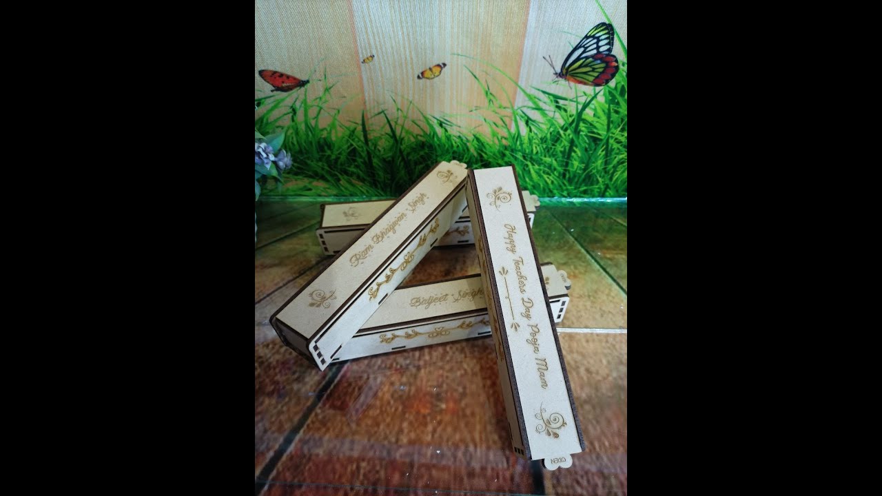 Customized Pen with Wooden Box, Personalized Wooden Pen Box 