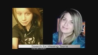Search for 2 missing girls continues in Clanton