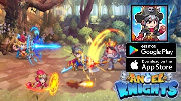 Angel Knights: Raising the Knights Gameplay | Idle RPG | Android