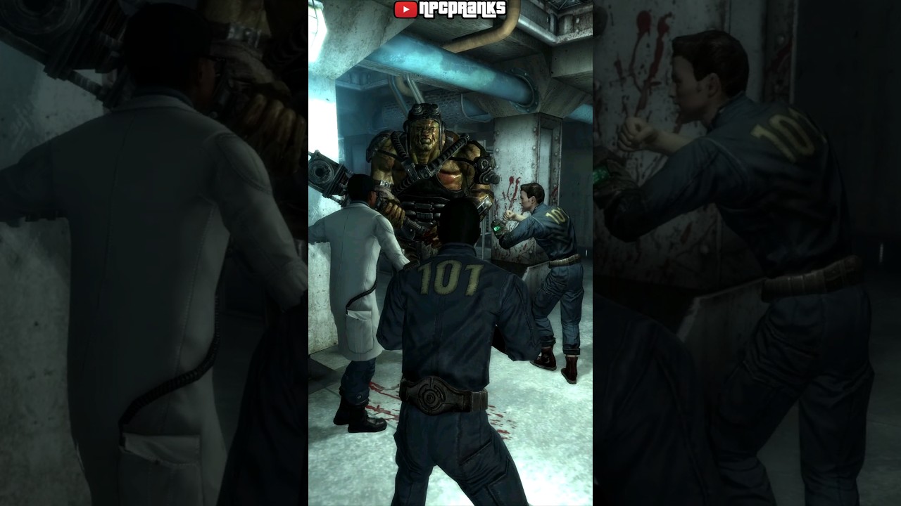 Angry Super Mutant Takes On The Tunnel Snakes | Fallout 3