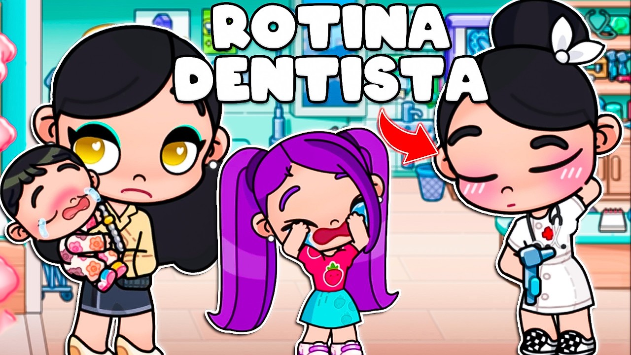 ROTINA DENTISTA PELA PRIMEIRA VEZ 🦷 | AVATAR WORLD ROTINAS E HISTÓRIAS