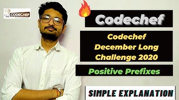 Positive Prefixes | Codechef December Long Challenge 2020 | CODECHEF