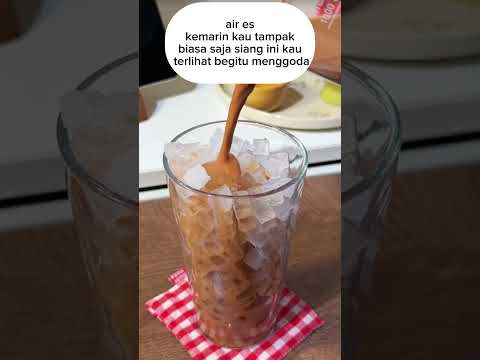 Cara membuat es capucino cincau