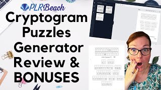 Cryptogram Puzzles Generator Review and BONUSES