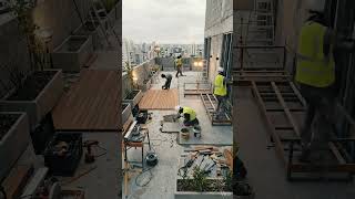 ✨ LUXURY ROOFTOP TERRACE TRANSFORMATION ✨ #trending #interiordesign #viral #home #beforeandafter