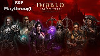 30 Day Challenge as a F2P In Diablo Immortal. Day 4/30