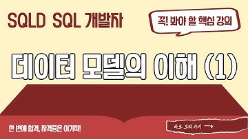 [SQLD SQL 개발자 이론+기출문제] 데이터 모델의 이해 (1)
