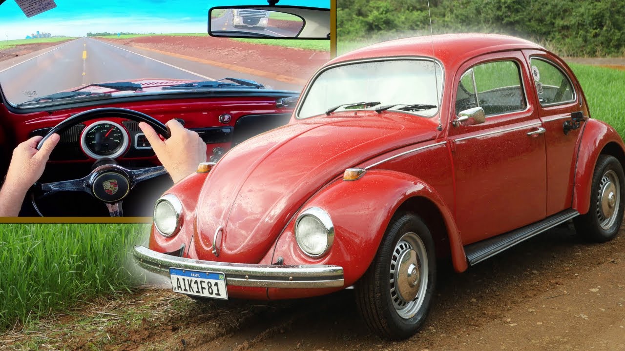 Fusca 1.300 anda pouco? Dirigindo na rodovia POV