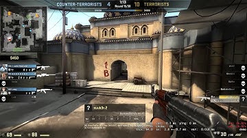 CS:GO 1v4+bot Clutch MM