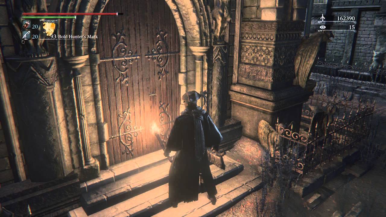 Bloodborne™ Central Yharnam Acquiring Secret White Messenger Ribbon ...