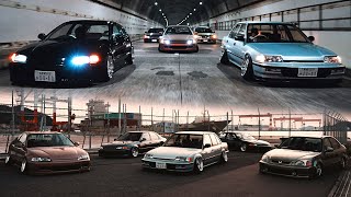 JAPAN "CIVIC" Street Cruising | TOYBOX | VTEC | stance | 4K | LIBERAL VIEW