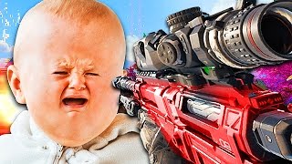 MOST ANNOYING KID EVER CRIES IN CRAZY BO3 1V1! (Black Ops 3 Trolling)