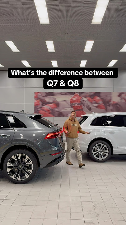 Did you know the Audi Q7 is bigger than the Audi Q8? #audi #audiq7 #audiq8