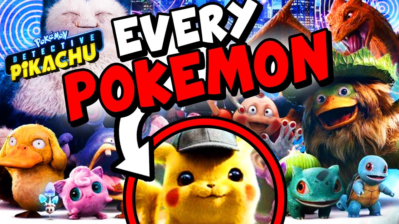 Download EVERY Pokemon in DETECTIVE PIKACHU