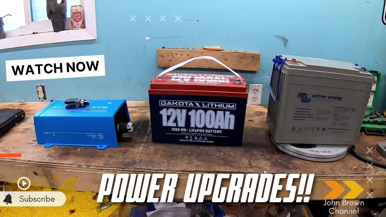 INSTALLING 100AH LITHIUM BATTERY w/ INVERTER 