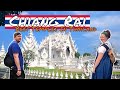 Chiang rai white temple blue temple  golden triangle