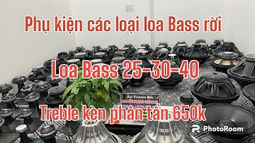 Dọn kho thanh lý bass loa rời giá từ 850k treble kèn phân tần 650k LH:0988.583.183