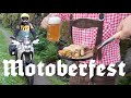 Motorcycle solo camping and cooking - Oktoberfest style - Motoberfest