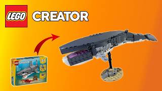 LEGO Creator 3in1 31381 Fierce Shark with a Treasure Chest MOC Fin Whale Speed Build and Review