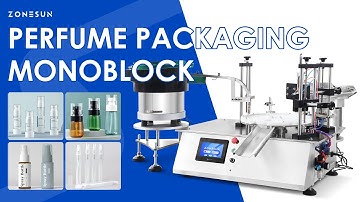 ZONESUN ZS-AFC7C Perfume Sample Bottle Filling Pressing Machine with Bowl Feeder