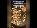 Vegan Home made pasta with mushroom sauce
