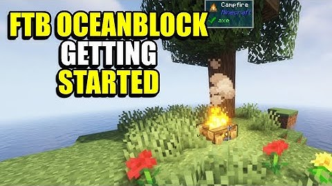 Ep1 Getting Started - Minecraft FTB OceanBlock Modpack