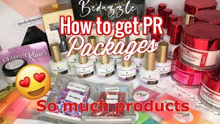 Huge PR Haul | How To Get PR as a Small YouTuber