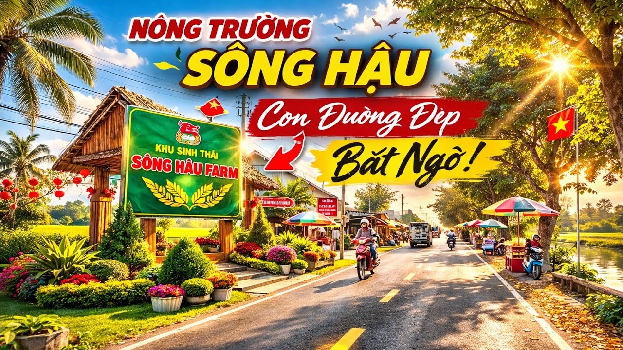 Khám Phá Nông Trường Sông Hậu Cần Thơ – Con Đường Đẹp Nhất Miền Tây?
