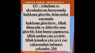 157 Ashabım Ve Akrabalarım Hususunda Hakkımı Gözetin. Kim Oni̇ar Isusunda Hakkımı Gözetirse,