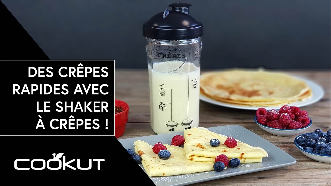 Faire des crêpes, c'est magique avec le shaker MIAM ! 