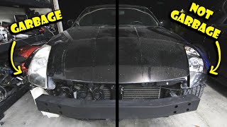 Match Highlights Installing New Spec D Headlights In The 350z! Super Easy!!!