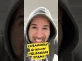Cubaknow Giveaway Telegram Scam!!
