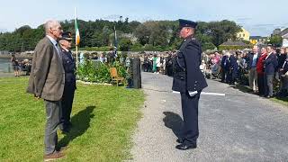 Newport, Co. Mayo: The March Of The Gardai. 17.8.2022.