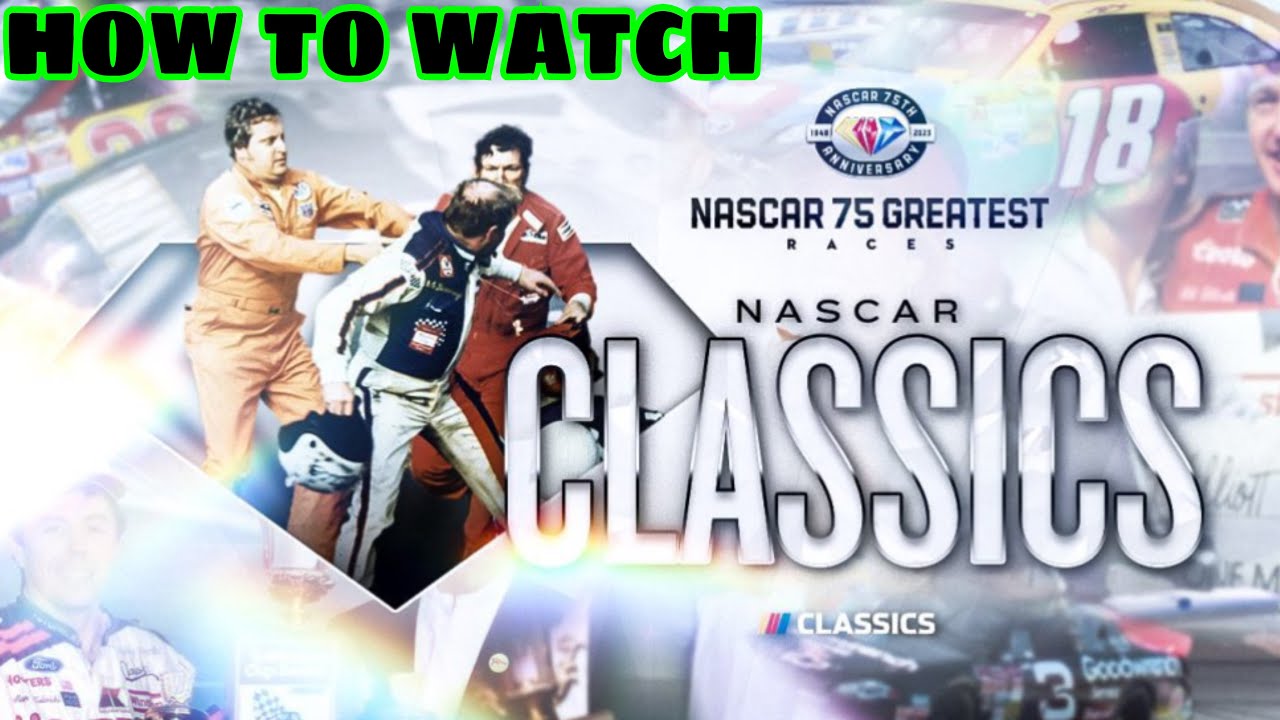 How to use the NASCAR Classics website and YouTube channel to watch old NASCAR races from 1951-2022