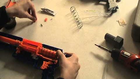 Orange Mod Works Raider Unleashed Stage 1 kit - Nerf Socom Modfications