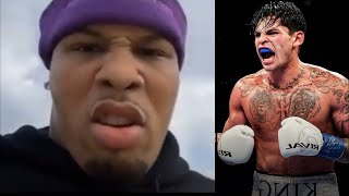 Gervonta Davis Reacts to Ryan Garcia Testing Positive for STEROIDS vs Devin Haney day of the Fight