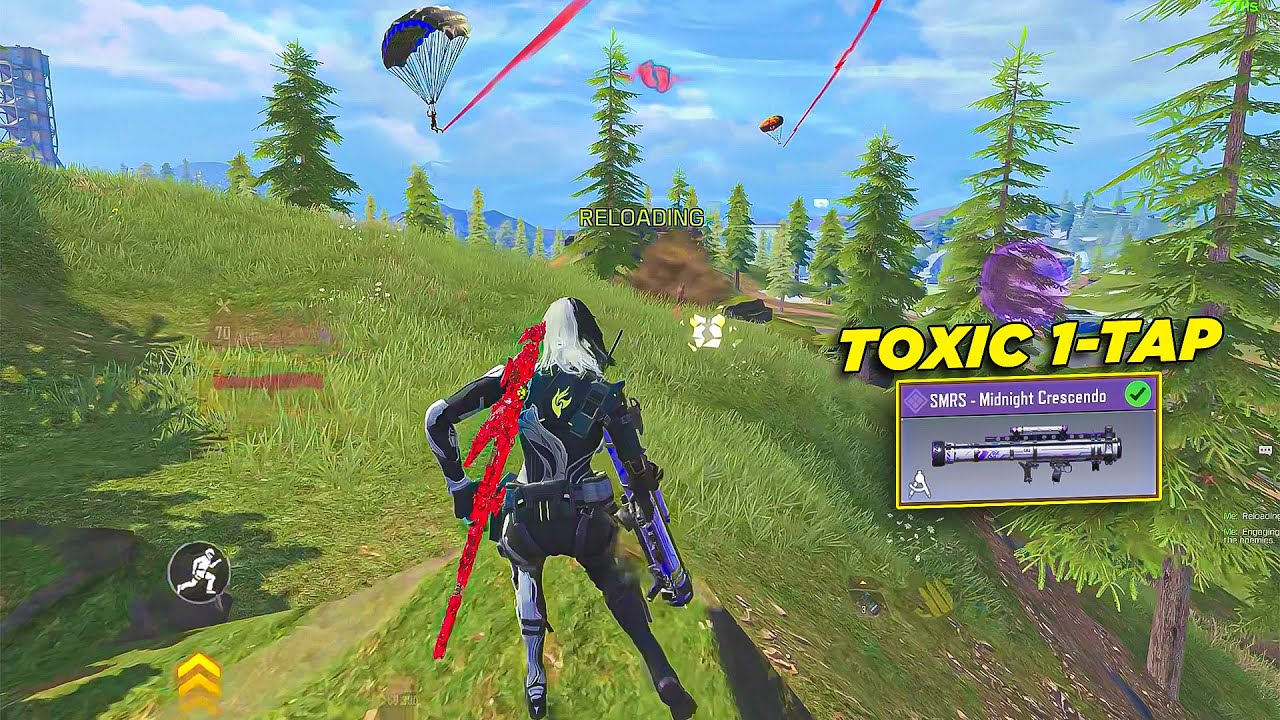 HUNTING ENEMIES WITH THE MOST TOXIC 1-TAP SMRS 😻😂 | COD MOBILE