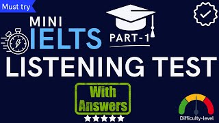 IELTS Listening Practice—Mini Test with Answers—Test-37