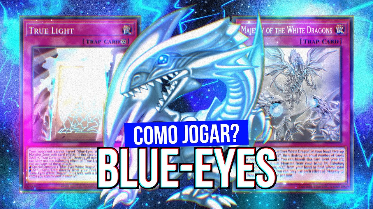 COMO JOGAR COM DRAGÃO BRANCO DE OLHOS AZUIS? DECK BARATO E FORTE! - YU-GI-OH! DUEL LINKS 
