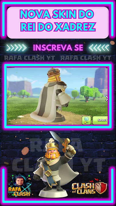 NOVA SKIN DO REI DO XADREZ #clashofclans #coc #layouts #basewithlink  #shorts #viralshort 