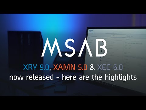 XRY 9.0, XAMN 5.0 및 XEC 6.0이 출시되었습니다. 주요 내용은 다음과 같습니다.