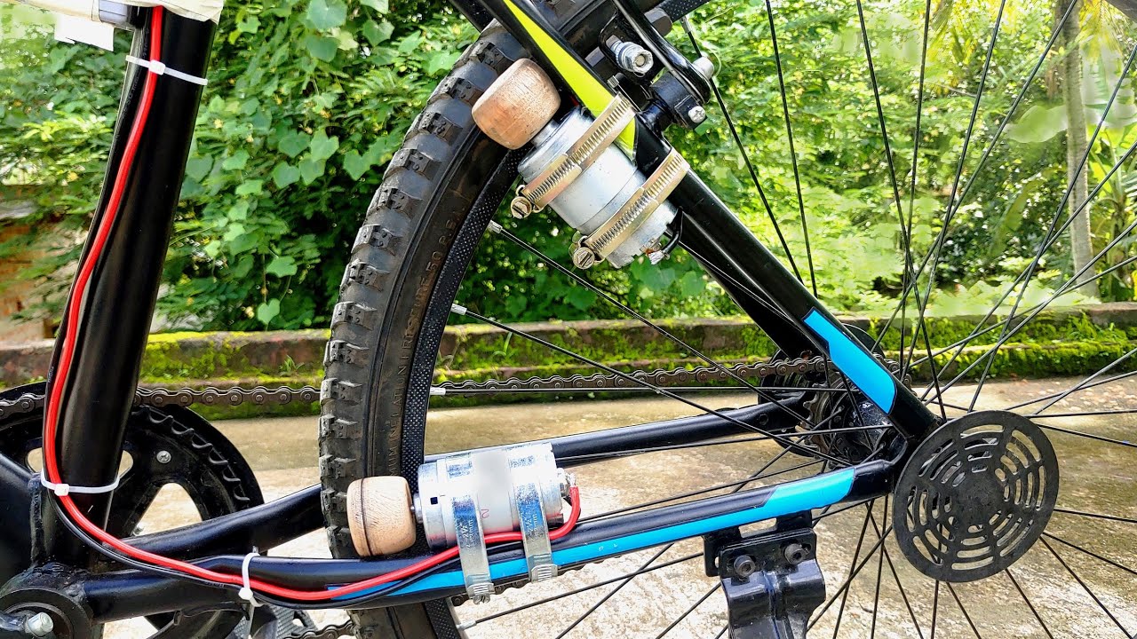 775 dc Motor Electric Cycle - YouTube