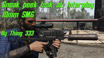 Sneak peek look at: Interplay 10mm SMG by Thing333