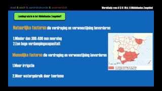 Wereldwijs vwo 4/5/6 hoofdstuk 6 §4 Landdegradatie in het Middellandse Zeegebied