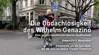 E9N 'Die Obdachlosigkeit des Wilhelm Genazino' - Trailer